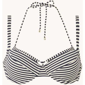 Marlies Dekkers Holi Vintage push-up balconette bikinitop met streepprint