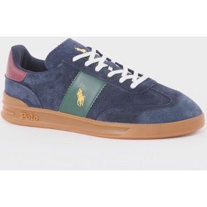 Ralph Lauren Sneaker van suède met logo