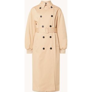 HUGO BOSS Malasa double-breasted trenchcoat met ceintuur