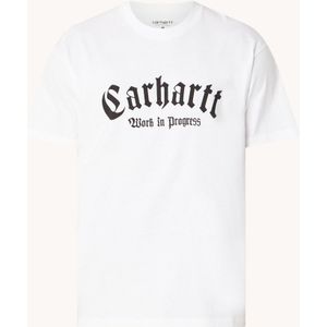 Carhartt WIP Onyx t-shirt van biologisch katoen met logo