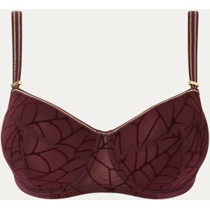 Marlies Dekkers Voorgevormde Beugelbh The Adventuress met Lurex Donkerrood/Goud