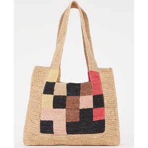 Sandro Shopper van raffia