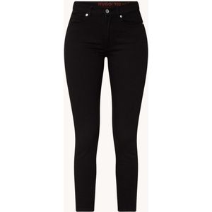 HUGO BOSS 932 Mid waist cropped skinny jeans met steekzakken