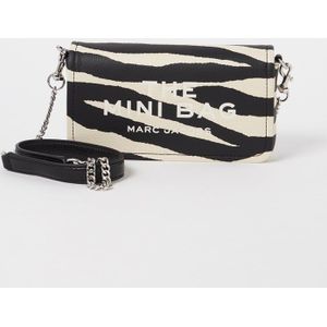 Marc Jacobs The Snapshot crossbodytas van leer met zebraprint