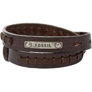 Fossil Wikkelarmband van leer JF87354040