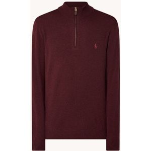 Ralph Lauren Fijngebreide pullover van wol met halve rits