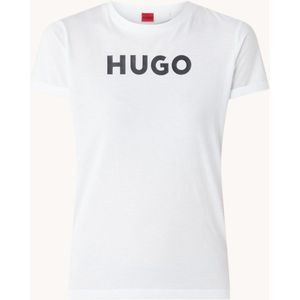 HUGO BOSS Hugo T-shirt met logoprint en stretch