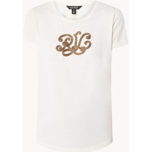 Ralph Lauren T-shirt met kralendecoratie