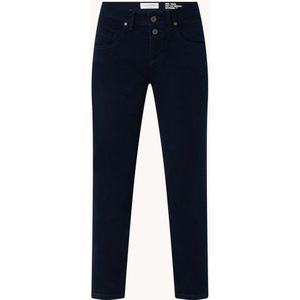 Marc O'Polo High waist slim fit cropped jeans met donkere wassing