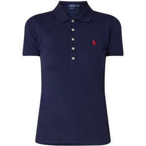 Ralph Lauren Julie polo van piqué katoen met logoborduring