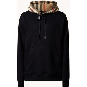 Burberry Samuel hoodie met ruitdessin en trekkoord