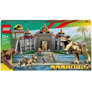 LEGO Jurassic World Jurassic Park Bezoekerscentrum: T. rex & raptor aanval Set - 76961