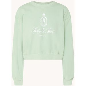 Sporty & Rich Vendome sweater met logoprint
