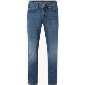 HUGO BOSS Slim fit jeans in lyocellblend met medium wassing