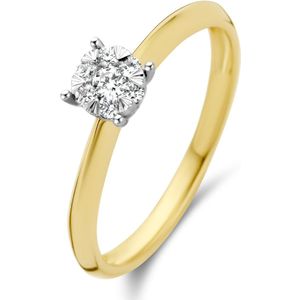 Diamond Point Gouden ring 0.17 ct diamant Enchanted