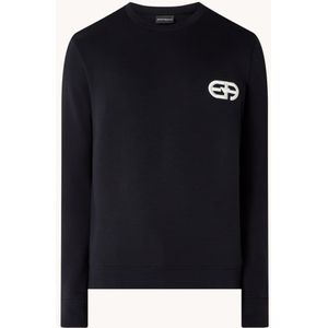 Emporio Armani Sweater van jersey met logoborduring