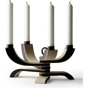 Design House Stockholm Nordic Light 4 Kandelaar Zwart