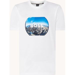 HUGO BOSS Tiburt T-shirt met logoprint