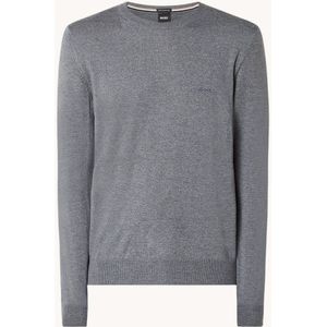 HUGO BOSS Botto fijngebreide pullover van scheerwol