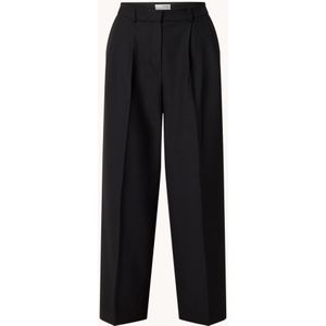 Selected Femme Jenny high waist loose fit pantalon met steekzakken