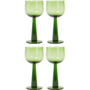 HKliving The Emeralds wijnglas set van 4