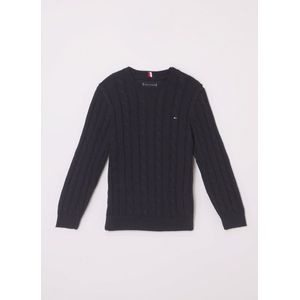 Tommy Hilfiger Kabelgebreide trui met logo