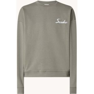 Sandro Sweater met logoprint