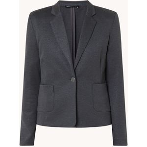 Expresso Blazer met lurex en opgestikte zakken