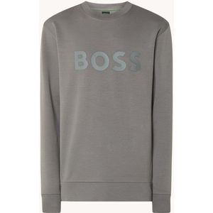 HUGO BOSS Salbo sweater met logoprint