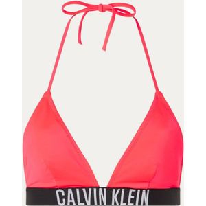 Calvin Klein Triangel bikinitop met uitneembare vulling en logoband