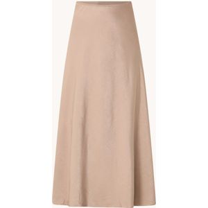 Moss Copenhagen Nicolette midi rok van satijn