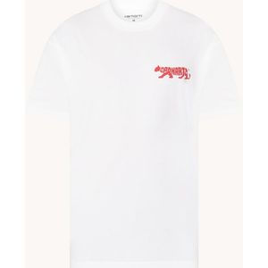 Carhartt WIP Rocky T-shirt van biologisch katoen met logo- en backprint