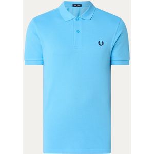 Fred Perry Regular fit polo van piqué katoen met logoborduring