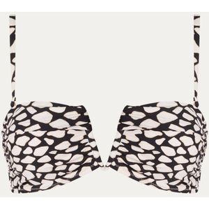 Barts Bishi voorgevormde bandeau bikinitop met afneembare bandjes