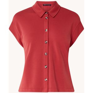 Expresso Mouwloze blouse met stretch
