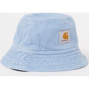 Carhartt WIP Garrison bucket hoed van denim met logo