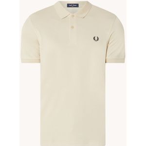 Fred Perry Regular fit polo van piqué katoen met logoborduring