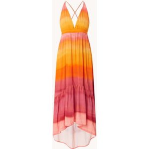 MAAJI Moon Bay maxi strandjurk met smockwerk en dip-dye dessin