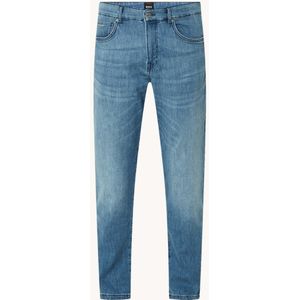 HUGO BOSS Maine regular fit jeans met medium wassing