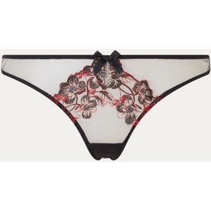 Agent Provocateur Amoura string van mesh met borduring