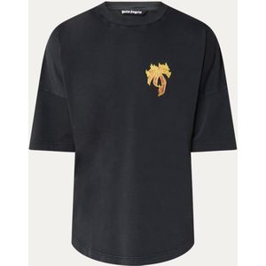 Palm Angels T-shirt met front- en backprint