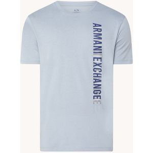 Armani Exchange T-shirt met logoprint en stretch