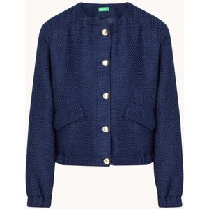 Benetton Jack met tweed-look en klepzakken