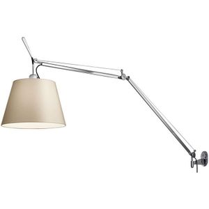 Artemide Tolomeo Mega parete wandlamp met dimmer aluminium 206 cm