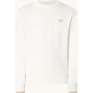 Fred Perry Crew neck sweater met logoborduring