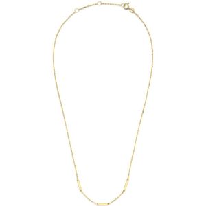 Jackie 14K Gold Triple Bar ketting van 14 karaat geelgoud