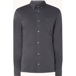 Denham Bridge regular fit overshirt met borstzak