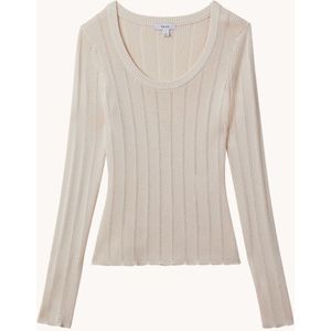 Reiss Sierra fijngebreide longsleeve met ronde hals