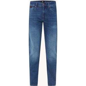 7 For All Mankind Slim fit jeans met medium wassing en steekzakken