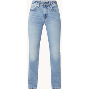 Levi's 725 high waist bootcut jeans met medium wassing